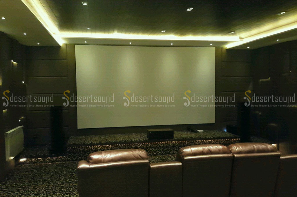 Warm-Contrast Residential Cinema image 1